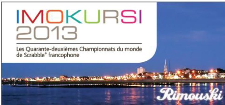 Campionatele mondiale de scrabble francofon 2013